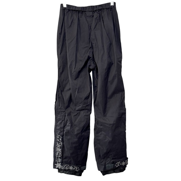 LL Bean Ski Snowboarding Pants Women’s Small grey embroidered outdoor winter - Picture 3 of 16